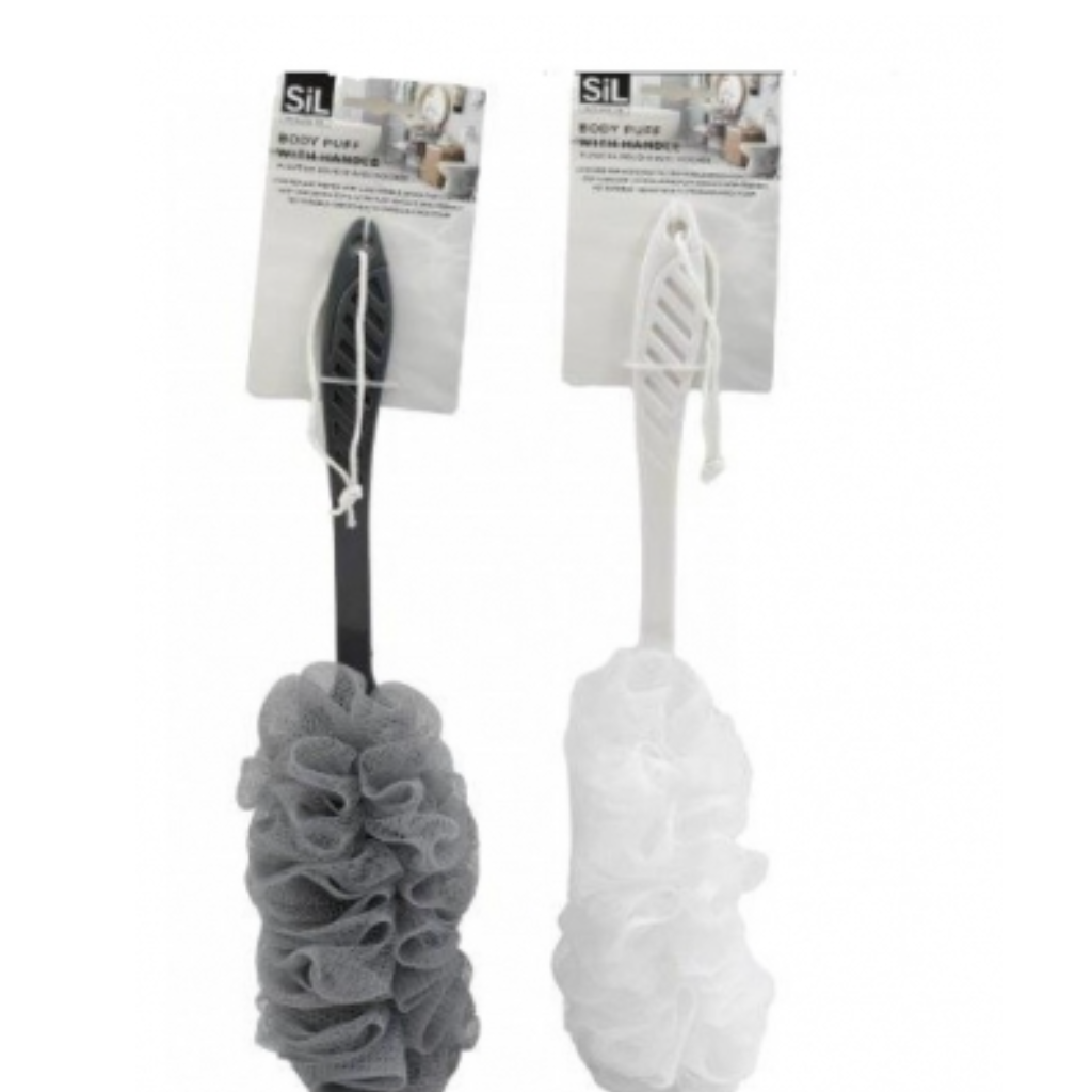 BODY PUFF WITH HANDLE 42cm X 10cm